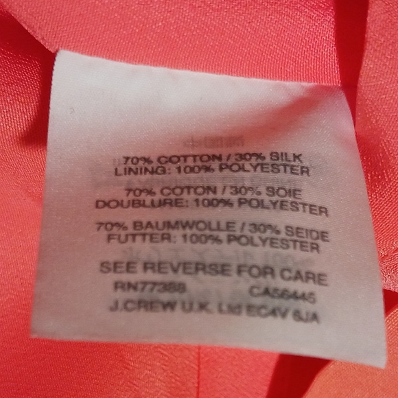 J. Crew Silk Blend Dress Classic Faille - Picture 5 of 6